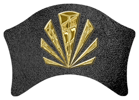 DABAN-602-GD-SH-BK Gold Sunburst Shimmer Black